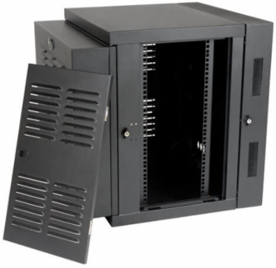 12U NEMA 12 Wall-Mount Rack Enclosure Cabinet, 20.5 Inch Depth, 200 lb Capacity