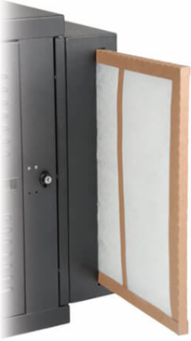 12U NEMA 12 Wall-Mount Rack Enclosure Cabinet, 20.5 Inch Depth, 200 lb Capacity