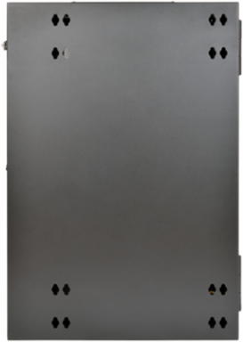 18U Wall-Mount Rack Enclosure Cabinet, Secures Equipment Up to 24.5 Inch Deep