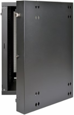 18U Wall-Mount Rack Enclosure Cabinet, Secures Equipment Up to 24.5 Inch Deep