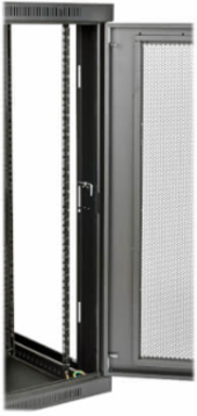 18U Wall-Mount Rack Enclosure Cabinet, Secures Equipment Up to 24.5 Inch Deep