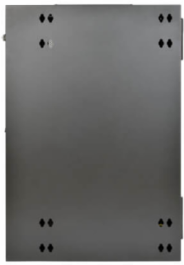 18U Wall-Mount Rack Enclosure Cabinet, Secures Equipment Up to 24.5 Inch Deep