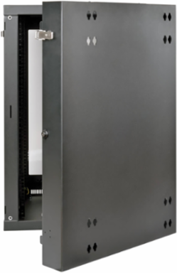 18U UPS-Depth Wall-Mount Rack Enclosure Cabinet, 24.5 Inch Depth, Black