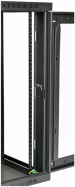 18U UPS-Depth Wall-Mount Rack Enclosure Cabinet, 24.5 Inch Depth, Black