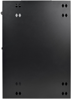 18U Wall-Mount Rack Enclosure Cabinet, 20.5 Inch Depth, Black