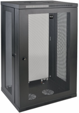 SmartRack 21U Wall-Mount Rack Enclosure 16.5 Inch Depth, 200 lb Capacity