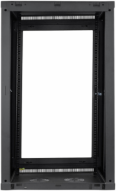 21U Low-Profile Wall-Mount Rack Enclosure Cabinet, 16.5 Inch Depth, 200 lb Capacity