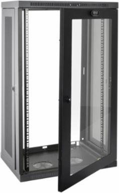 21U Low-Profile Wall-Mount Rack Enclosure Cabinet, 16.5 Inch Depth, 200 lb Capacity