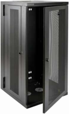 26U UPS-Depth Wall-Mount Rack Enclosure Cabinet, 24.5 Inch Deep, 250 lb Capacity