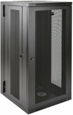 26U UPS-Depth Wall-Mount Rack Enclosure Cabinet, 24.5 Inch Deep, 250 lb Capacity