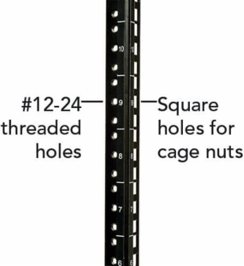 6U Low-Profile Wall-Mount Rack Enclosure Cabinet, 200 lb Capacity, 16.5 Inch Depth