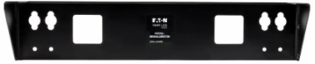 2U Vertical Wall-Mount Rack Bracket, 175 lb Max Capacity, Cold-Rolled Steel