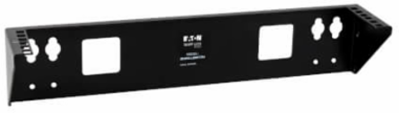 2U Vertical Wall-Mount Rack Bracket, 175 lb Max Capacity, Cold-Rolled Steel