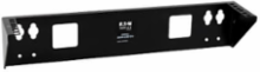 2U Vertical Wall-Mount Rack Bracket, 175 lb Max Capacity, Cold-Rolled Steel