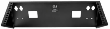 4U Wall-Mount Rack Bracket, 175 lb Load Capacity, Black Steel Construction