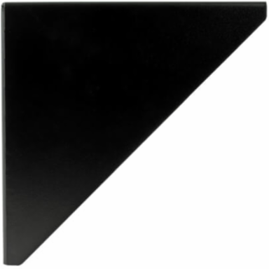4U Wall-Mount Rack Bracket, 175 lb Load Capacity, Black Steel Construction