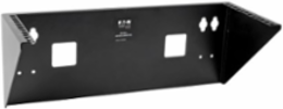 4U Wall-Mount Rack Bracket, 175 lb Load Capacity, Black Steel Construction