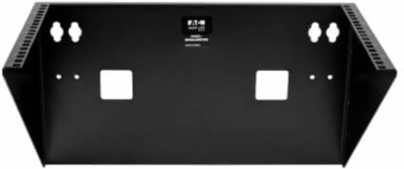 6U Vertical Wall-Mount Rack Bracket, 200 lb Capacity, Cold-Rolled Steel