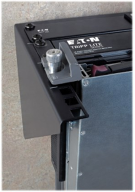 6U Vertical Wall-Mount Rack Bracket, 200 lb Capacity, Cold-Rolled Steel