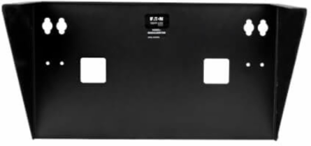 6U Vertical Wall-Mount Rack Bracket, 200 lb Capacity, Cold-Rolled Steel
