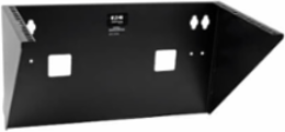 6U Vertical Wall-Mount Rack Bracket, 200 lb Capacity, Cold-Rolled Steel