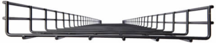 Wire Mesh Cable Tray, 12 in x 2 in x 10 ft, 10 Pack