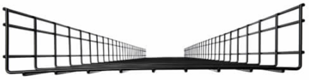 Wire Mesh Cable Tray, 18 in x 4 in x 10 ft, 6 Pack
