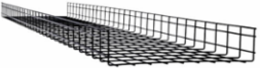 Wire Mesh Cable Tray, 18 in x 4 in x 10 ft, 6 Pack