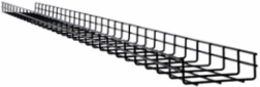 Wire Mesh Cable Tray, 6 in x 2 in x 10 ft, 10 Pack