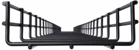 Wire Mesh Cable Tray, 6 in x 2 in x 5 ft, 2-Pack