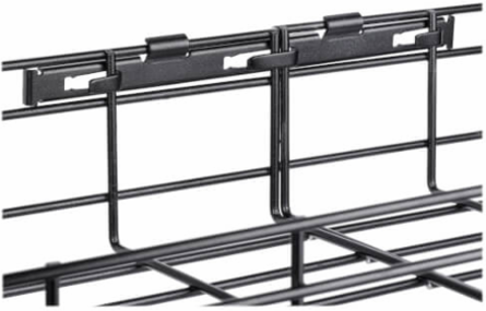 Wire Mesh Cable Tray, 6 in x 2 in x 5 ft, 2-Pack