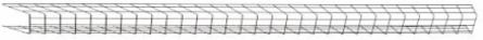 Wire Mesh Cable Tray, 6 in x 4 in x 10 ft, 10 Pack