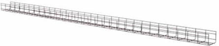 Wire Mesh Cable Tray, 6 in x 4 in x 10 ft, 10 Pack