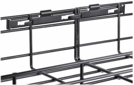 Wire Mesh Cable Tray, 6 in x 4 in x 5 ft, 2-Pack