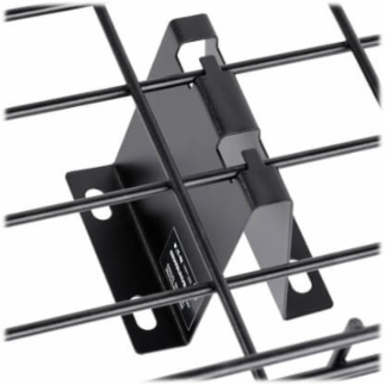 Standoff Base Bracket, Floor Mount, Wire Mesh Cable Trays, Black