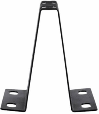 Standoff Base Bracket, Floor Mount, Wire Mesh Cable Trays, Black