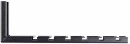 Wall L Bracket, Wire Mesh Cable Trays, 150/300 mm, Black