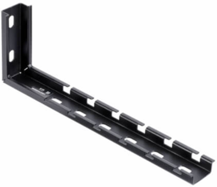 Wall L Bracket, Wire Mesh Cable Trays, 150/300 mm, Black