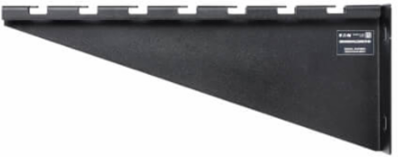Heavy-Duty Wall Bracket, Wire Mesh Cable Trays, 150-450 mm, Black
