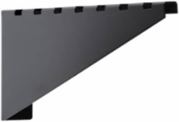 Heavy-Duty Wall Bracket, Wire Mesh Cable Trays, 150-450 mm, Black
