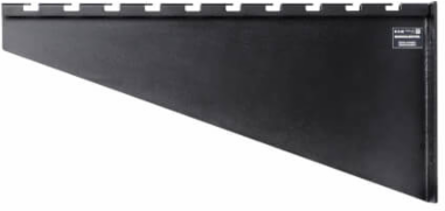Large Heavy-Duty Wall Bracket, Wire Mesh Cable Trays, 150-450 mm, Black