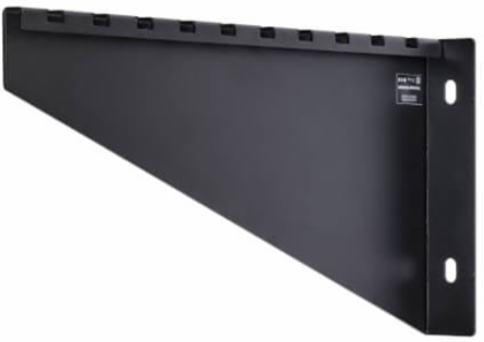 Large Heavy-Duty Wall Bracket, Wire Mesh Cable Trays, 150-450 mm, Black