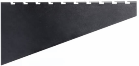 Large Heavy-Duty Wall Bracket, Wire Mesh Cable Trays, 150-450 mm, Black