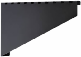 Large Heavy-Duty Wall Bracket, Wire Mesh Cable Trays, 150-450 mm, Black
