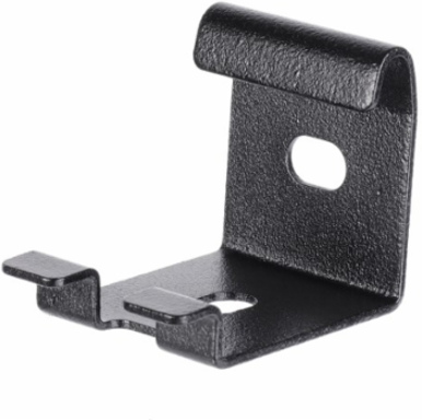 Light-Duty Wall Bracket, Small Wire Mesh Cable Trays, Black