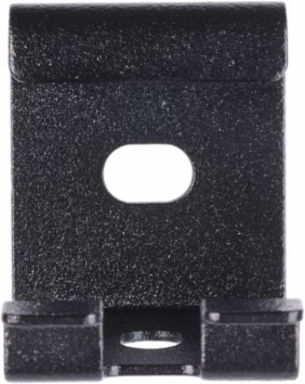 Light-Duty Wall Bracket, Small Wire Mesh Cable Trays, Black