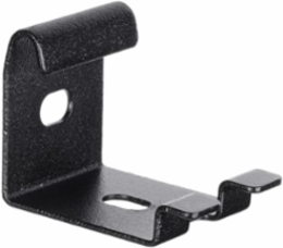 Light-Duty Wall Bracket, Small Wire Mesh Cable Trays, Black