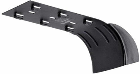 Cable Exit Clip/Dropout Waterfall, Wire Mesh Cable Trays, 90 mm Wide, Black