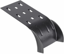 Cable Exit Clip/Dropout Waterfall, Wire Mesh Cable Trays, 90 mm Wide, Black