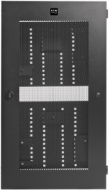 SmartRack 5U Low-Profile Vertical-Mount Switch-Depth Wall-Mount Structured Wiring Enclosure, Adjustable Equipment Brackets